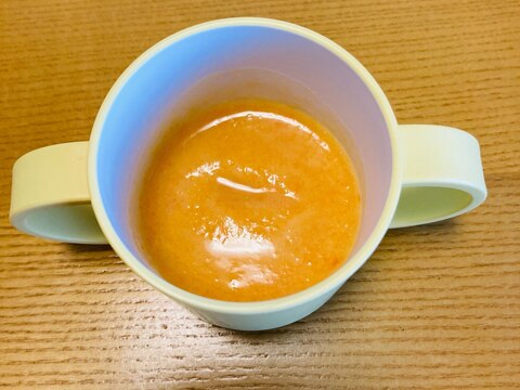 離乳食　さつまいもとにんじんの豆乳ポタージュ♩